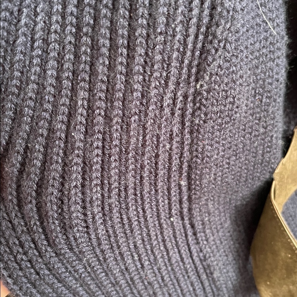 Soft Surroundings Navy  Cardigan with Belt Size S - Picture 6 of 6